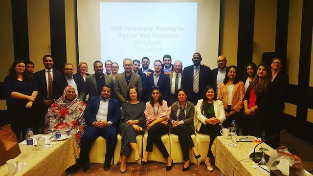 
First Arab Partnership Meeting for Disaster Risk Reduction organized by UNISDR (22-23 April 2018).  Egypt - Cairo.