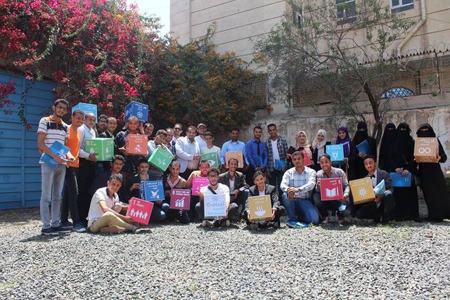 
On September 19th 2018 I have trained 55 young men and women on the sustainable development goals (SDGs) in their history and how these goals were adopted . In addition to training them on writing sustainable projects that serve Yemen in the future. What drew my attention is that the Yemeni youth actually created with all meaning of words an ideas to have proposals for sustainable projects that serve the country. In the future .. and example among these projects a project called (invest your garbage), which aims in recycling of waste, in addition to the project (all equal), which aims to raise awareness of the community that there is no one better than other . third example was a bout building (Green House), which aims to build Green Building and many more Innovations. Actually only these young people whom need of full support and believe me they will do great for the future of Yemen .

There is a great hope for the youth of Yemen, despite the pain.

